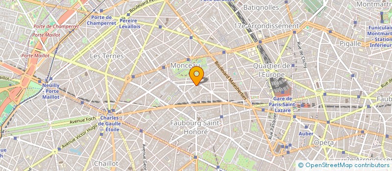 localisation de l'entreprise SYND.COPR. DU 40 RUE DE MONCEAU 75008 PA  PARIS