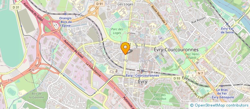 localisation de l'entreprise SYND.COPR. DU 40 RUE SAINT      GERMAIN  ACHERES