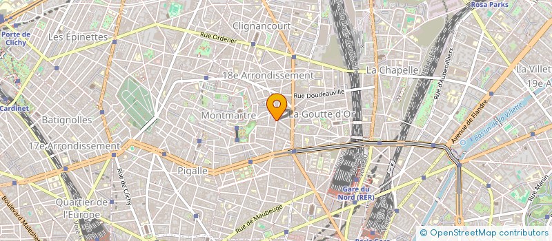 localisation de l'entreprise SYND COPR DU 41 RUE DE CLIGNANCOURT 7501  PARIS