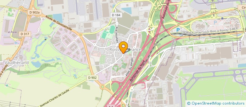 localisation de l'entreprise SYND COPR DU 41AV CHARLES DE GAULLE  ROISSY-EN-FRANCE