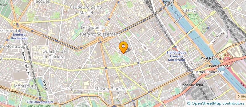 localisation de l'entreprise SYND COPR DU 42 44 AVENUE EDISON 75013 P  PARIS