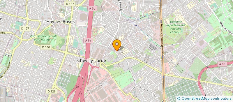 localisation de l'entreprise SYND.COPR. DU 42 48 RUE H CRETTE  CHEVILLY-LARUE