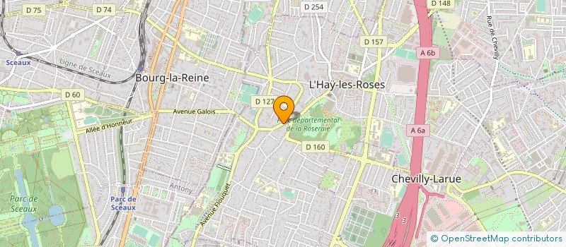 localisation de l'entreprise SYND COPR DU 42 AV LARROUMES à L'HAY-LES-ROSES