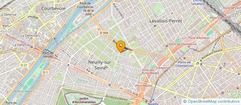 localisation de l'entreprise SYND.COPR. DU 42 BD D INKERMANN 92 NEUIL à NEUILLY-SUR-SEINE