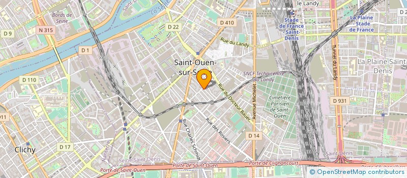 localisation de l'entreprise SYND.COPR. DU 42 RUE ANSELME 93 SAINT OU à SAINT-OUEN-SUR-SEINE