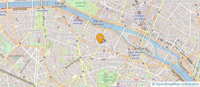 localisation de l'entreprise SYND.COPR. DU 42 RUE BONAPARTE  75006 PA  PARIS