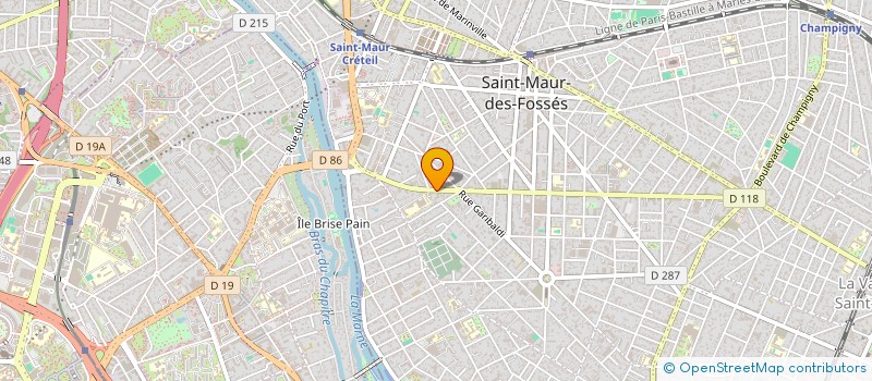 localisation de l'entreprise SYND.COPR. DU 42 RUE BOURDIGNON 94 ST MA à SAINT-MAUR-DES-FOSSES