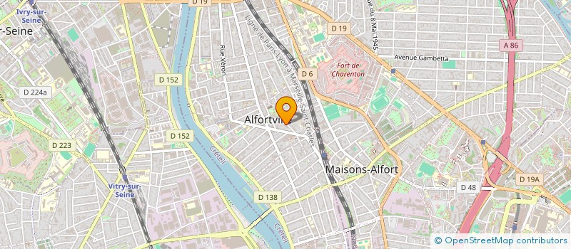 localisation de l'entreprise SYND.COPR. DU 42 RUE RAYMOND    JACLARD  ALFORTVILLE