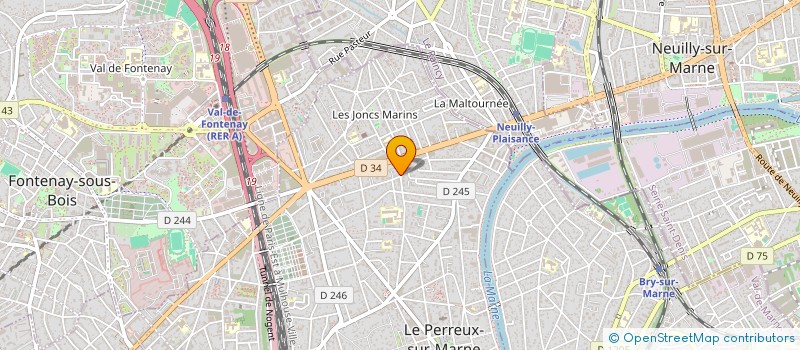 localisation de l'entreprise SYND COPR DU 43 AV GABRIEL PERI 94 LE PE  LE PERREUX-SUR-MARNE