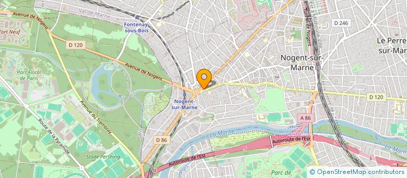localisation de l'entreprise SYND COPR DU 44 R DE COULMIERS à NOGENT-SUR-MARNE