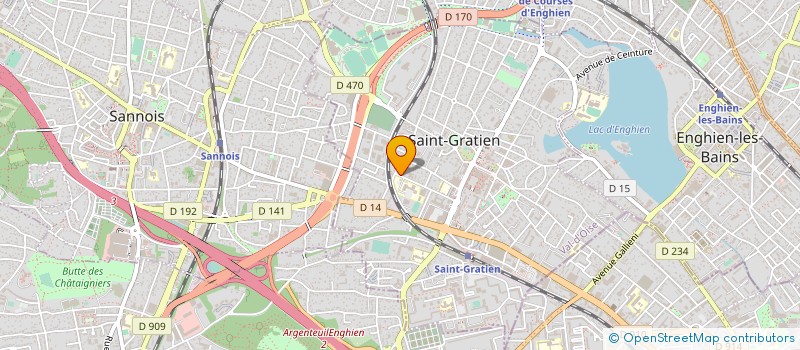 localisation de l'entreprise SYND COPR DU 44 R PARMENTIER  SAINT-GRATIEN