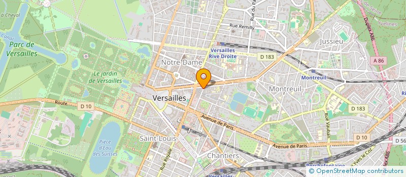 localisation de l'entreprise SYND.COPR. DU 44 RUE A SARRAUT  78 VERSA à VERSAILLES