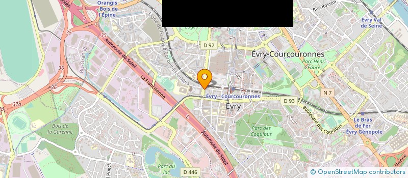 localisation de l'entreprise SYND.COPR. DU 44 RUE DAUPHINE   75006 PA  EVRY-COURCOURONNES