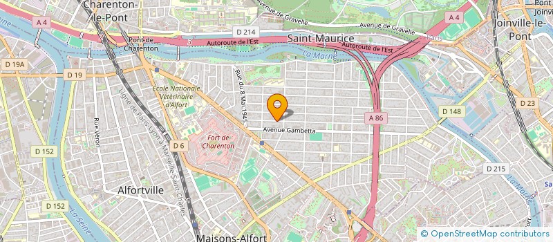 localisation de l'entreprise SYND.COPR. DU 44 RUE ROGER FRANCOIS à MAISONS-ALFORT