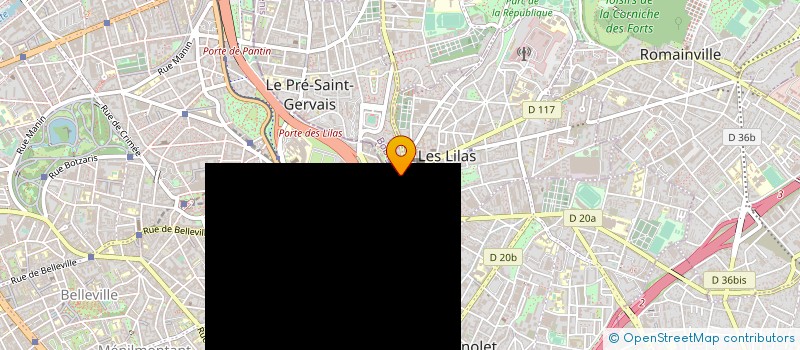 localisation de l'entreprise SYND COPR DU 44 RUE TAPIS VERT à LES LILAS
