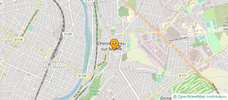 localisation de l'entreprise SYND COPR DU 45 AV GAL GAULLE CHENNEVIER  CHENNEVIERES-SUR-MARNE