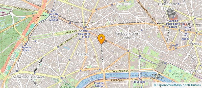 localisation de l'entreprise SYND COPR DU 45 AVENUE GEORGE V 75008 PA  PARIS