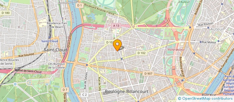 localisation de l'entreprise SYND COPR DU 45 RUE ESCUDIER à BOULOGNE-BILLANCOURT