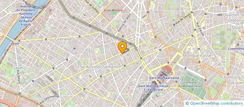 localisation de l'entreprise SYND.COPR. DU 45 RUE LECOURBE PARIS 15 R  PARIS