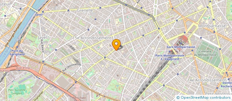 localisation de l'entreprise SYND.COPR. DU 45 RUE OLIVIER DE SERRES 7  PARIS