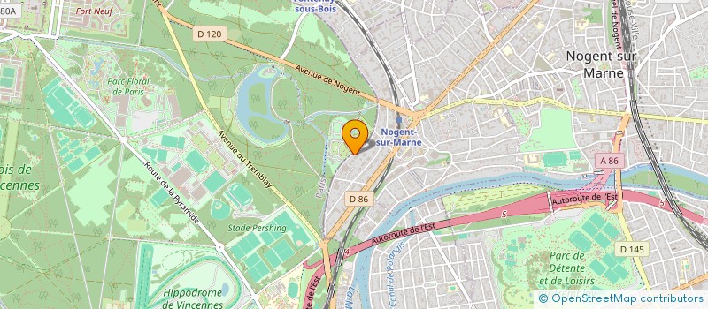 localisation de l'entreprise SYND.COPR. DU 46 AV DE LA BELLE GABRIELL à NOGENT-SUR-MARNE