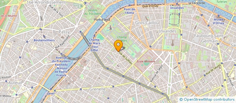 localisation de l'entreprise SYND.COPR. DU 46 AV. DE SUFFREN 75015 PA  PARIS