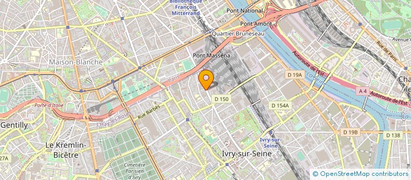 localisation de l'entreprise SYND.COPR. DU 46 AV PIERRE SEMARD 94 IVR à IVRY-SUR-SEINE