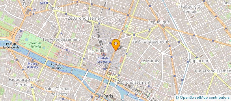 localisation de l'entreprise SYND.COPR. DU 46 BD DE          SEBASTOP  PARIS