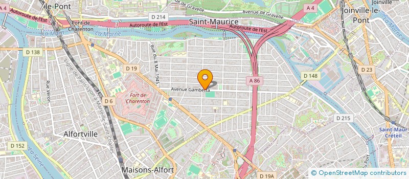 localisation de l'entreprise SYND.COPR. DU 47 AV GAMBETTA 94 MAISONS à MAISONS-ALFORT