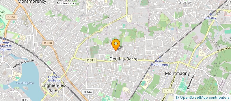 localisation de l'entreprise SYND.COPR. DU 47 RUE CARNOT 95  DEUIL RE  DEUIL-LA-BARRE