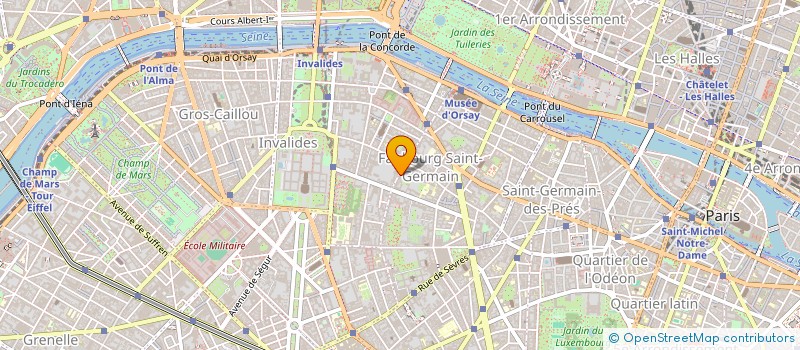 localisation de l'entreprise SYND COPR DU 47 RUE DE BELLECHASSE  PARIS