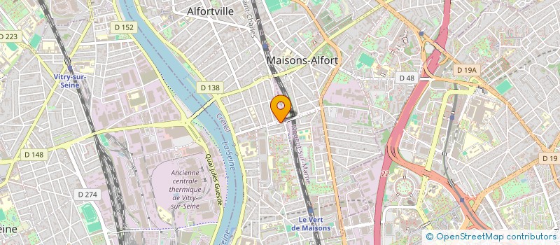 localisation de l'entreprise SYND COPR DU 48-50 BD CARNOT ALFORTVI  ALFORTVILLE