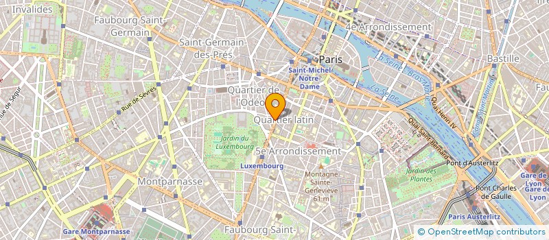 localisation de l'entreprise SYND.COPR. DU 48 BD SAINT MICHEL 75006 P  PARIS