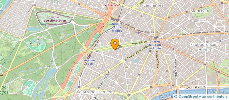 localisation de l'entreprise SYND.COPR. DU 49 AV FOCH 75016  PARIS RE  PARIS