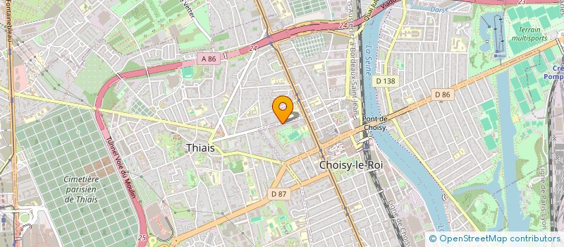 localisation de l'entreprise SYND COPR DU 49 AV PRESIDENT ROOSEVELT à CHOISY LE ROI