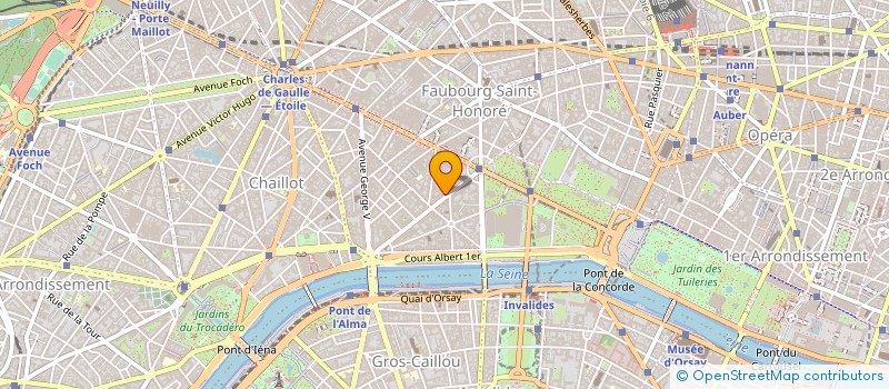 localisation de l'entreprise SYND COPR DU 49 AVENUE MONTAIGNE 75008 P  PARIS