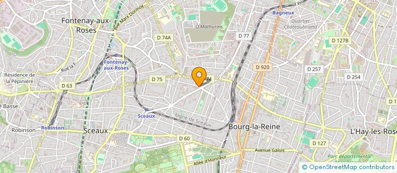 localisation de l'entreprise SYND.COPR. DU 49 RUE DU DOCTEUR ROUX 92 à SCEAUX