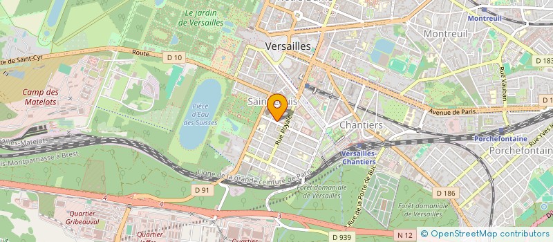 localisation de l'entreprise SYND.COPR. DU 5-5B RUE D ANJOU  78 VERSA à VERSAILLES