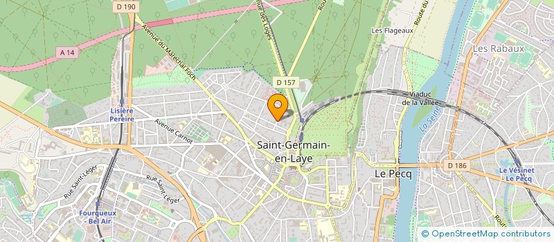 localisation de l'entreprise SYND.COPR. DU 5 7 RUE DE TOURVILLE 78 ST  SAINT-GERMAIN-EN-LAYE