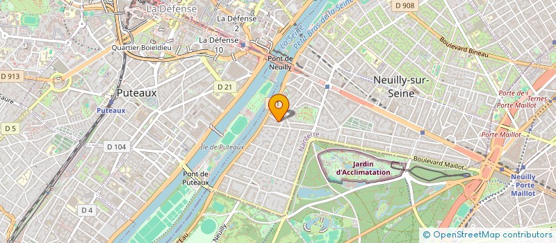 localisation de l'entreprise SYND COPR DU 5 AU 7 RUE FREDERIC PASSY 9 à NEUILLY-SUR-SEINE
