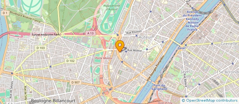 localisation de l'entreprise SYND COPR DU 5 AV DU GAL        BALFOURI  PARIS