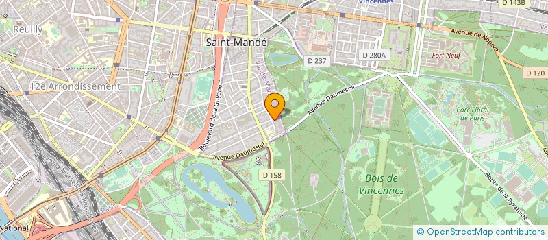 localisation de l'entreprise SYND COPR DU 5 AV PELOUSE à SAINT-MANDE