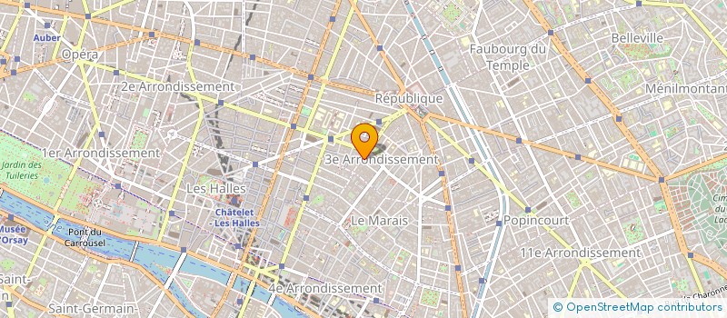 localisation de l'entreprise SYND COPR DU 5 BD DES FILLES DU CALVAIRE  PARIS