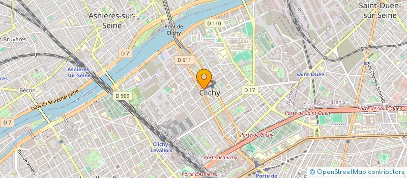 localisation de l'entreprise SYND.COPR. DU 5 R VILLENEUVE 92 CLICHY R à CLICHY