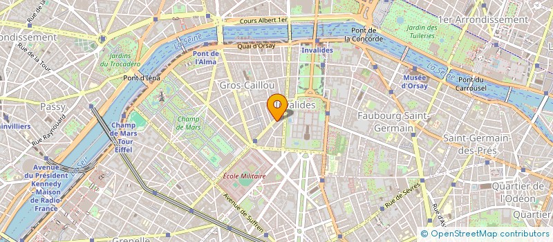 localisation de l'entreprise SYND COPR DU 5 RUE CHEVERT 75007 PARIS R  PARIS
