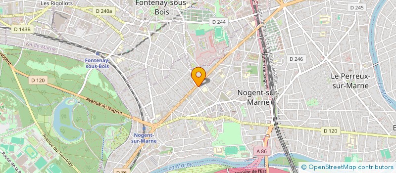 localisation de l'entreprise SYND.COPR. DU 5 RUE D ESTIENNE D ORVES 9  NOGENT-SUR-MARNE
