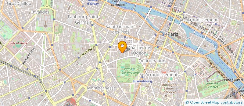 localisation de l'entreprise SYND COPR DU 5 RUE DANTON 75006 PARIS RE  PARIS