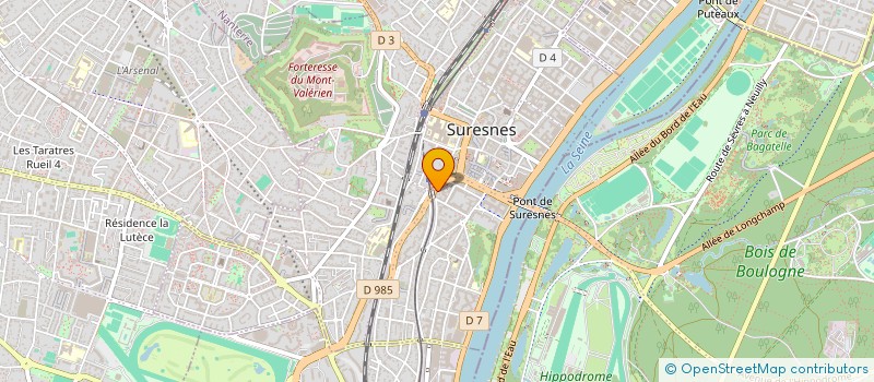 localisation de l'entreprise SYND.COPR. DU 5 RUE DE NANTERRE 92 SURES à SURESNES