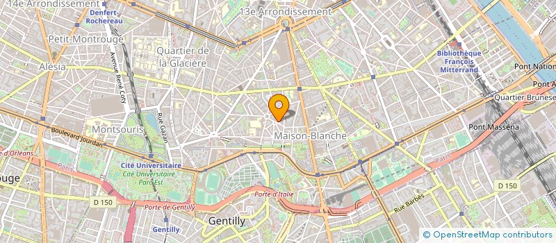 localisation de l'entreprise SYND COPR DU 5 RUE DES ARENES  PARIS