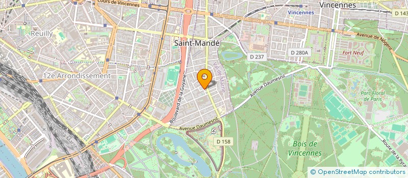 localisation de l'entreprise SYND COPR DU 5 RUE EUGENE RINGUET 94 SAI à SAINT-MANDE